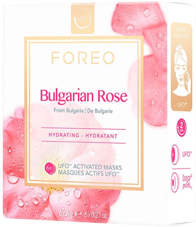 Foreo Ufo Activated Masks Farm to Face Collection Rosa búlgara 6x6g