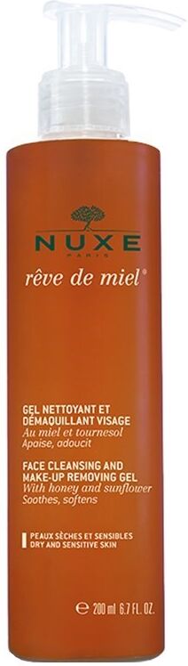 Nuxe Gel desmaquillante y limpiador Rêve de Miel 200mL