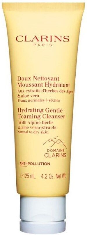 Clarins Espuma limpiadora hidratante suave 125mL