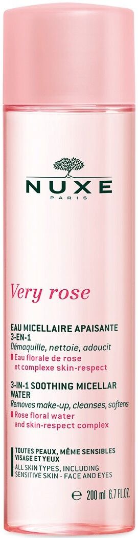 Nuxe Agua micelar hidratante 3 en 1 Very Rose 200mL