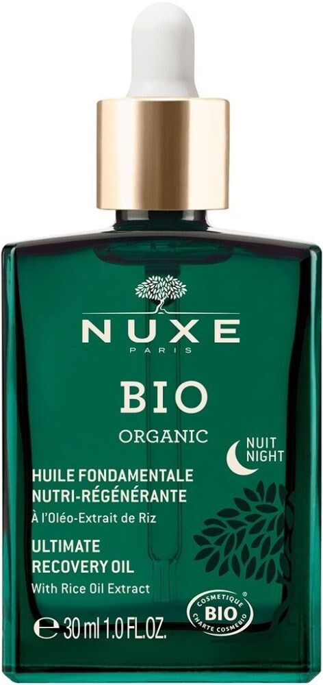 Nuxe Aceite de recuperación nocturna con extracto de aceite de arroz bio 30mL