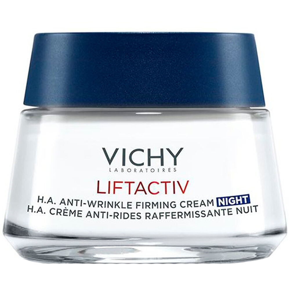 Vichy Liftactiv H.A. Cuidado de noche antiarrugas y reafirmante para todo tipo de pieles 50mL