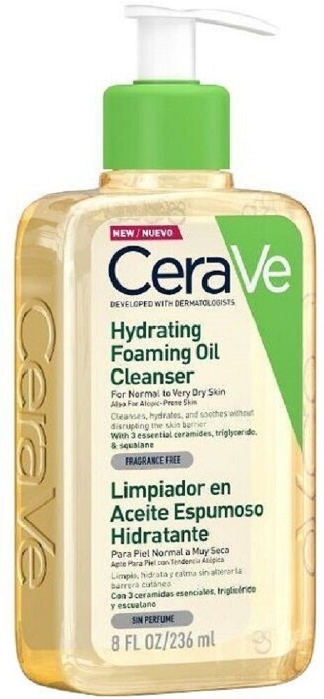 CeraVe Aceite limpiador espumoso hidratante 236mL