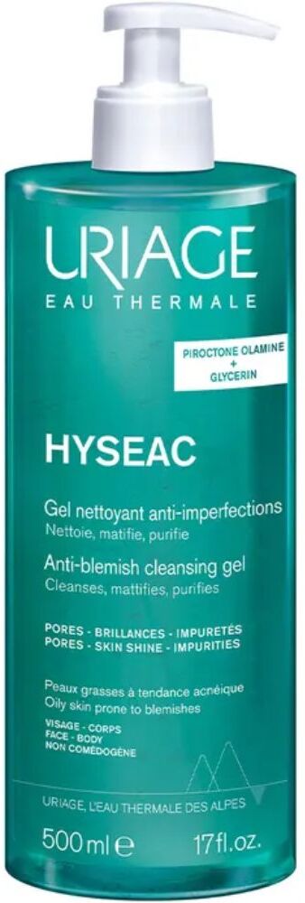 Uriage Gel Limpiador Hyséac , Pieles Grasas a Mixtas 500mL