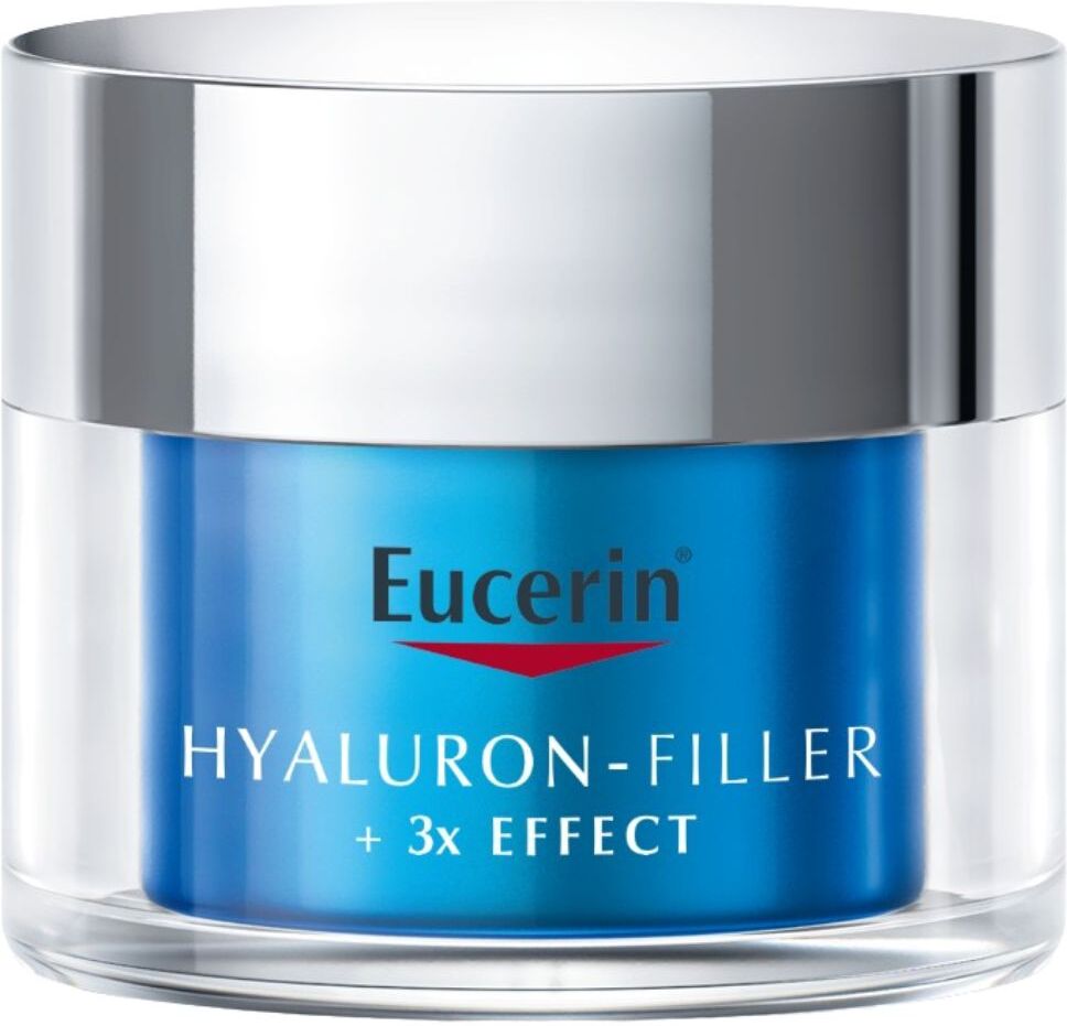 Eucerin Hyaluron-Filler 3x Efecto potenciador de la hidratación de noche ultraligero 50mL