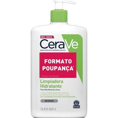 CeraVe Loción Limpiadora Hidratante - Limpiador Hidratante para Piel Normal a Seca (1000ml) CeraVe Loción Limpiadora Hidratante - Limpiador Hidratante para Piel Normal a Seca (1000ml)