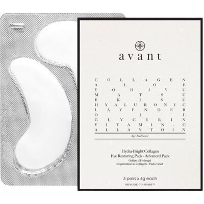 Avant Pack Avanzado - Almohadillas restauradoras de colágeno Hydra-Bright para el contorno de ojos 5 pares Avant Pack Avanzado - Almohadillas restauradoras de colágeno Hydra-Bright para el contorno de ojos 5 pares