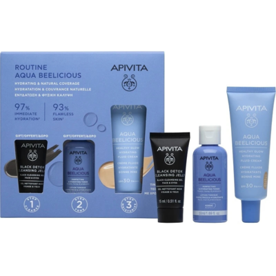 Apivita Aquabeelicious Healthy Glow Crema fluida hidratante SPF30Aquabeelicious Crema Healthy Glow 40 ml Tónico 50 ml Gel Black Detox 15 ml Tinted SPF30 Apivita Aquabeelicious Healthy Glow Crema fluida hidratante SPF30Aquabeelicious Crema Healthy Glow 40 ml Tónico 50 ml Gel Black Detox 15 ml Tinted SPF30