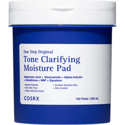 CosRX Toallitas faciales hidratantes y purificantes One Step Original Tone 100 un. CosRX Toallitas faciales hidratantes y purificantes One Step Original Tone 100 un.