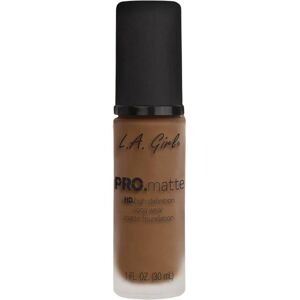 L.A. Girl Base de maquillaje PRO Matte HD Long Wear 30mL Deep Tan