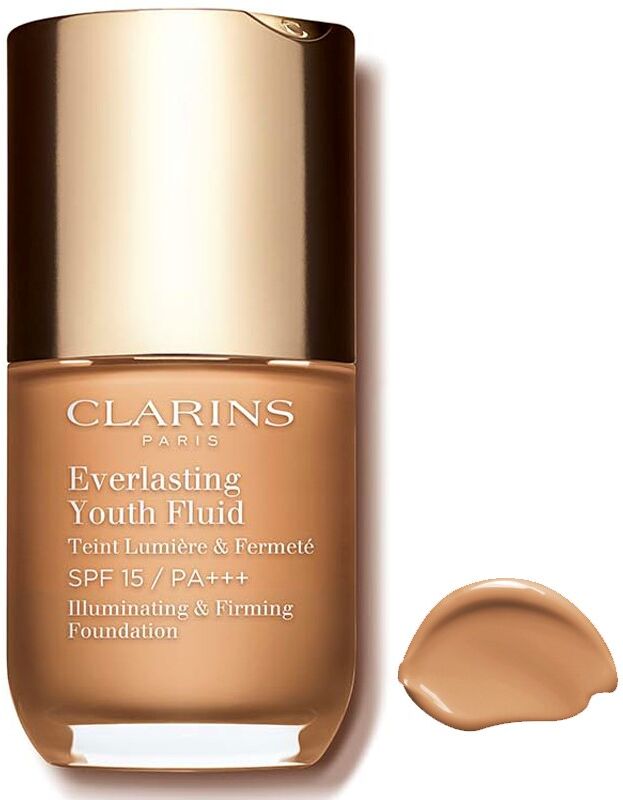 Clarins Fondo de maquillaje fluido SPF15 Juventud Duradera 30mL 111 Auburn