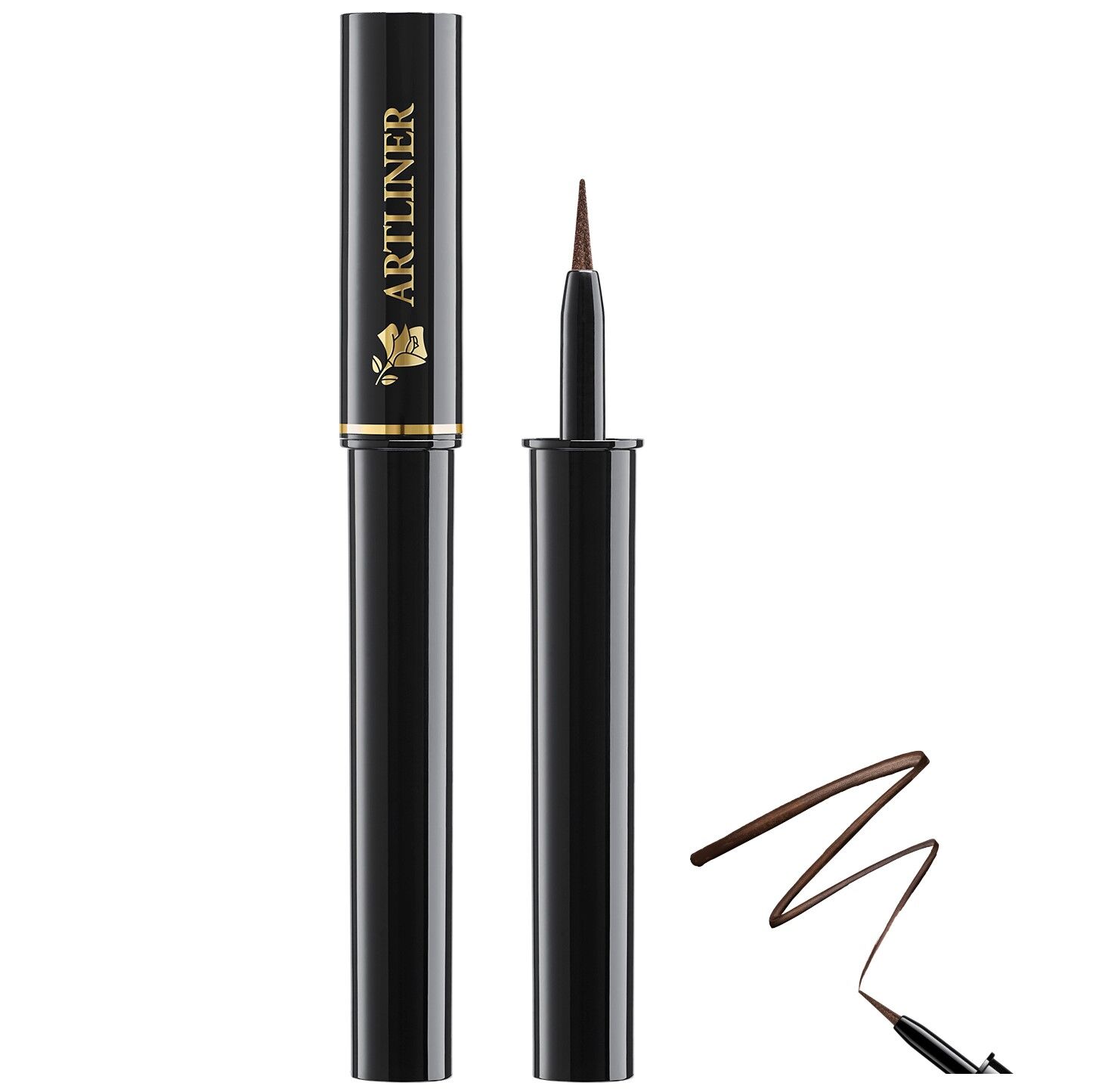 Lancôme Artliner Delineador de ojos de fieltro suave de línea intensa 1,4mL 02 Chocolate Satin