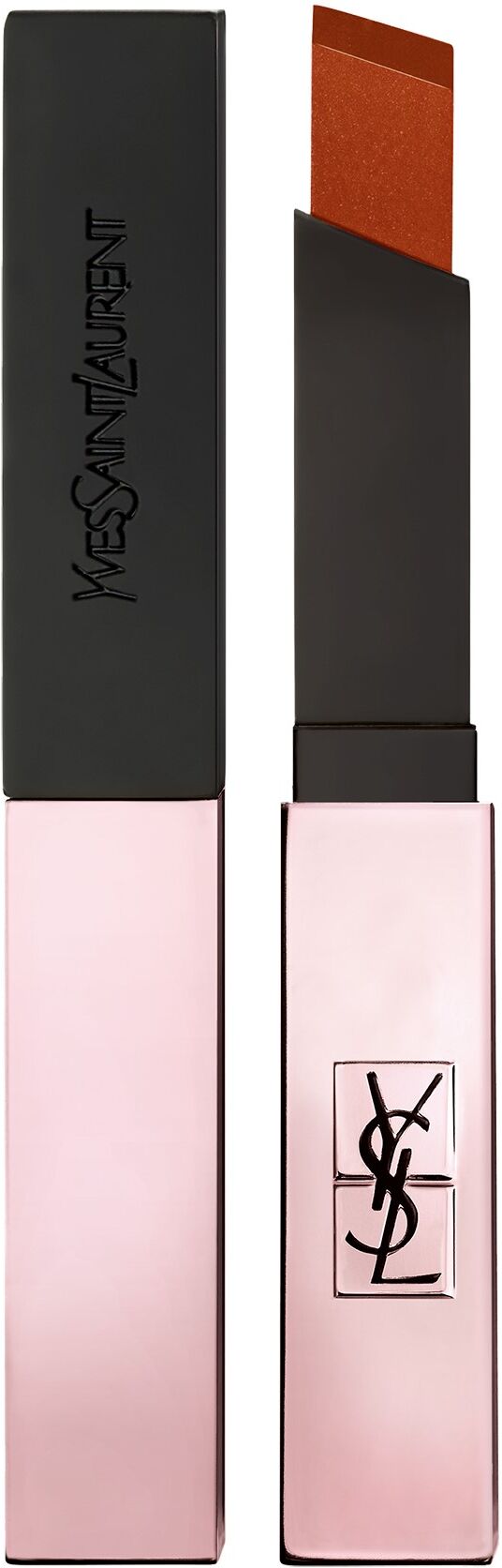 Yves Saint Laurent Rouge Pur Couture la barra de labios mate Slim Glow 2g 214 No Taboo Orange