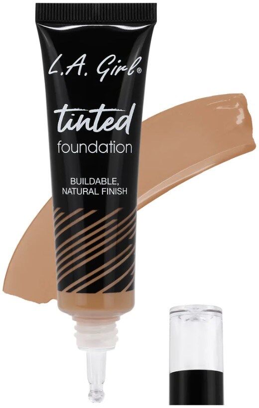 L.A. Girl Tinted Foundation Buildable, Natural Finish 30mL Caramel