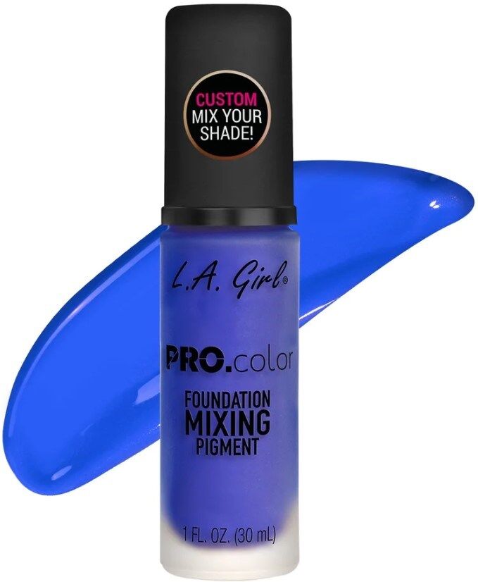 L.A. Girl Pigmento mezclador de bases de maquillaje Pro.color 30mL Pigment Blue