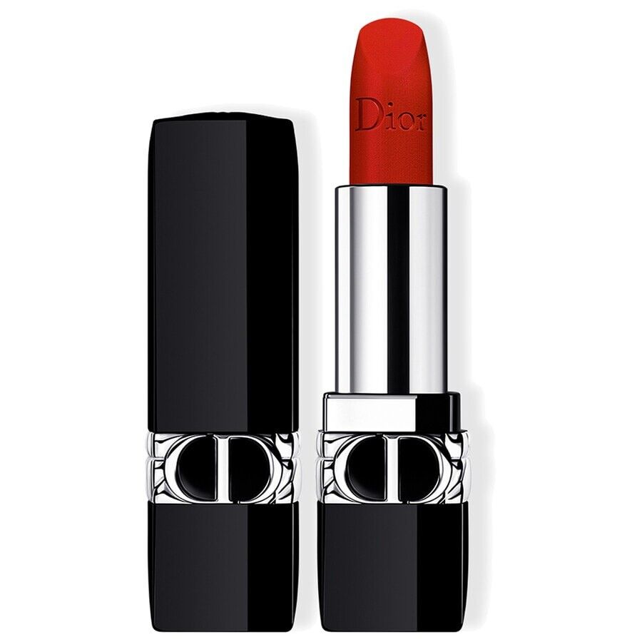 Christian Dior Rouge Dior Barra de labios rellenable 4 acabados Couture 3,5g Satin 999