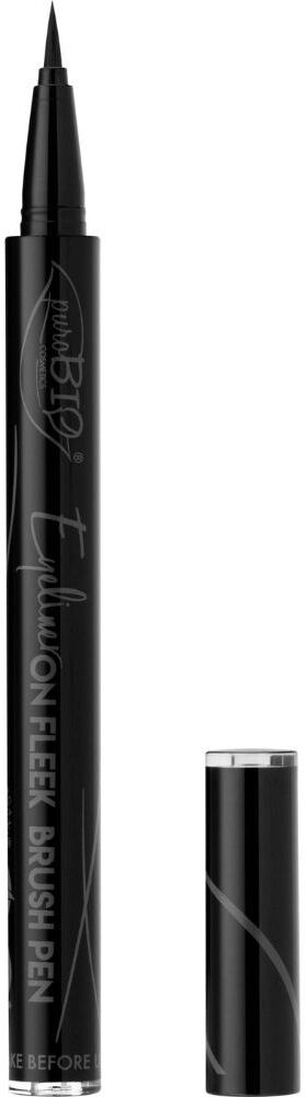 puroBio Eyeliner on Fleek Intense, negro semimate 3mL Black Brush Pen