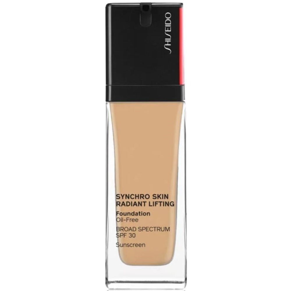 Shiseido Synchro Skin Base de maquillaje lifting radiante FPS 30 30mL 330 Bamboo SPF30