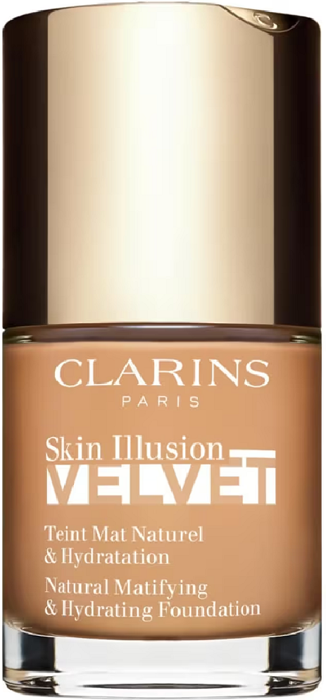 Clarins Skin Illusion Base de maquillaje líquida aterciopelada hidratante 30mL 112C