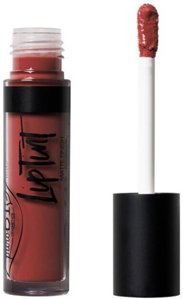 puroBio Barra de labios líquida Liptint en acabado mate 4mL 07 Chocolate Red