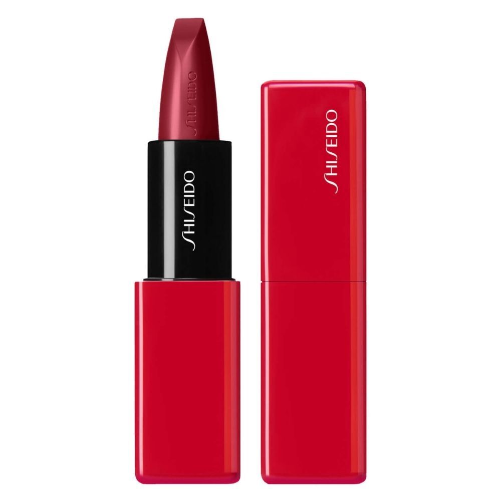 Shiseido Barra de labios de gel de tecknosatina 3,3g 411 Scarlet Cluster