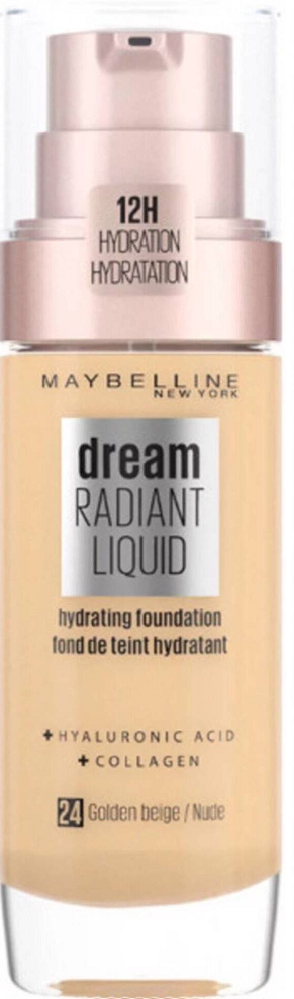 Maybelline Base de Maquillaje Hidratante Dream Radiant 30mL 24 Gold