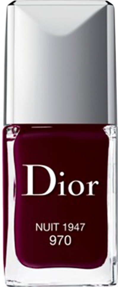 Christian Dior Lacas de uñas Couture Color, brillo gel, larga duración 10mL 970 Nuit 1947