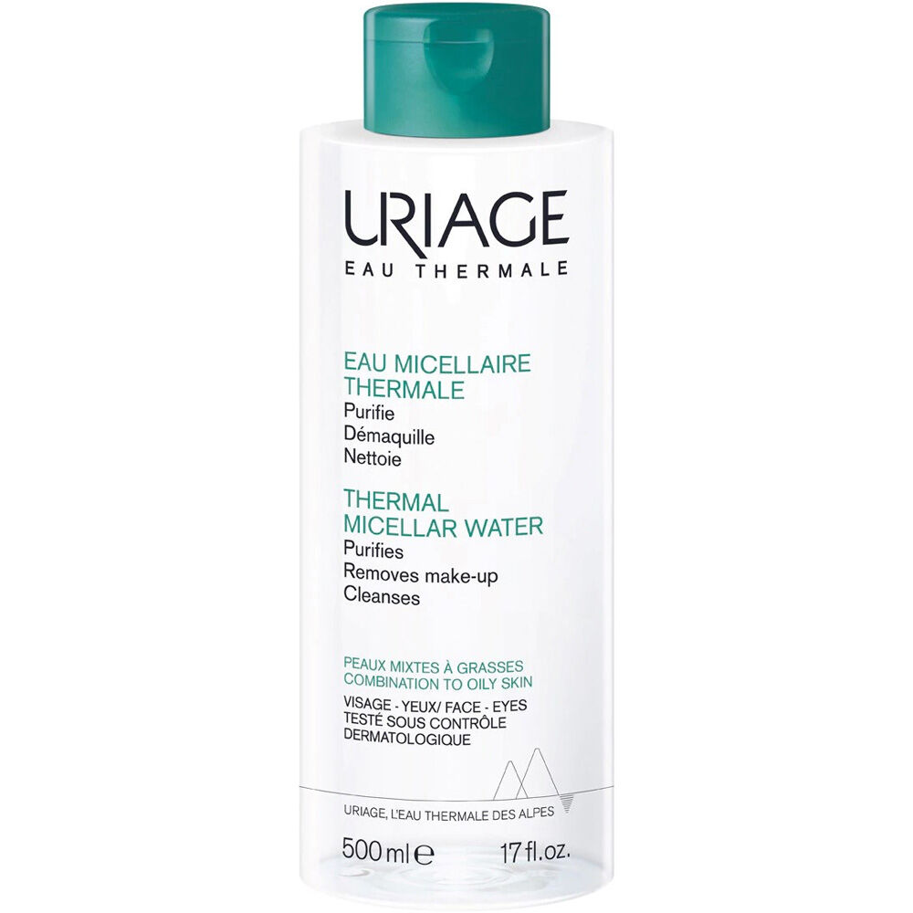 Uriage Agua micelar termal desmaquillante Pieles normales a mixtas 500mL