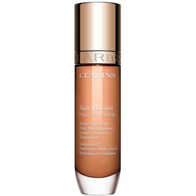 Base de Alta Cobertura Clarins Skin Illusion - Hidratante, Duradera, Acabado Mate Base de Alta Cobertura Clarins Skin Illusion - Hidratante, Duradera, Acabado Mate
