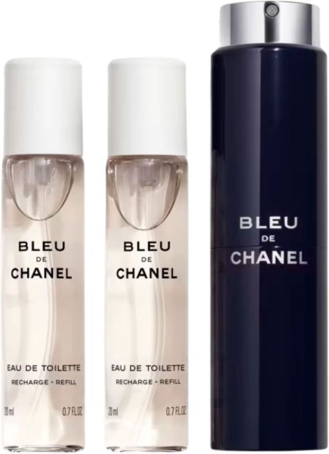 Bleu de Chanel Eau de Toilette para hombre 3x20mL