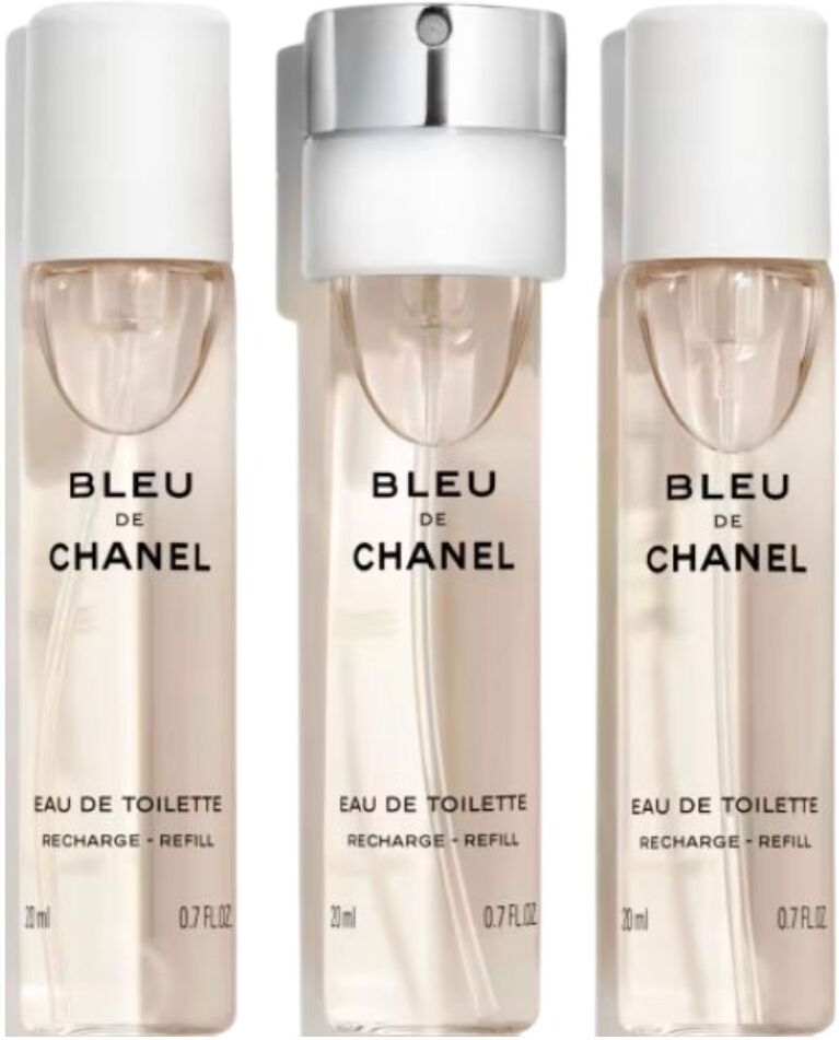 Bleu de Chanel Eau de Toilette para hombre 3x20mL refill