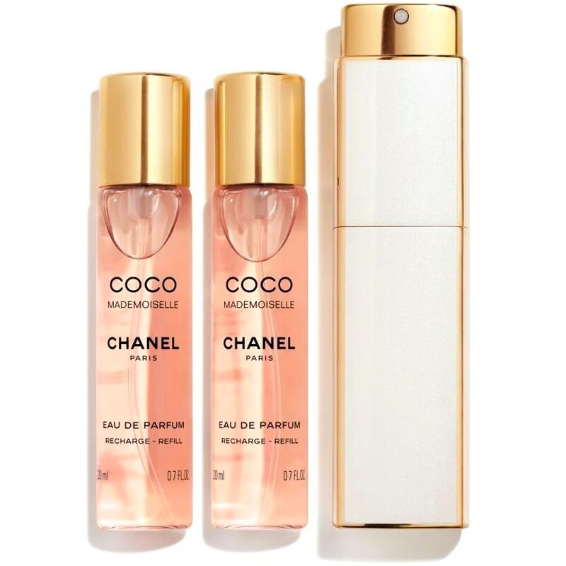 Chanel Coco Agua de Perfume Mademoiselle Fragance 3x20mL