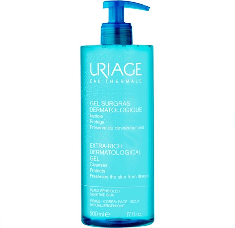 Uriage Gel dermatológico extra rico sin jabón 500mL