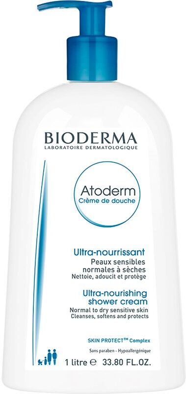 Bioderma Crema limpiadora nutriprotectora Atoderm para pieles sensibles 1&nbsp;un.