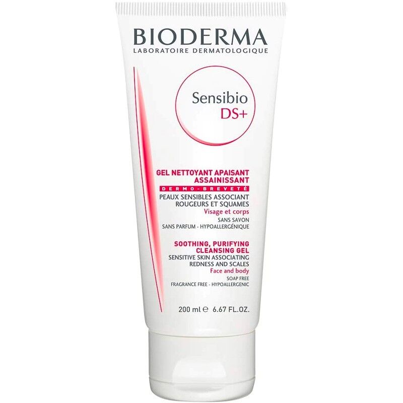 Bioderma Sensibio Ds Gel limpiador para la dermatitis seborreica 200mL