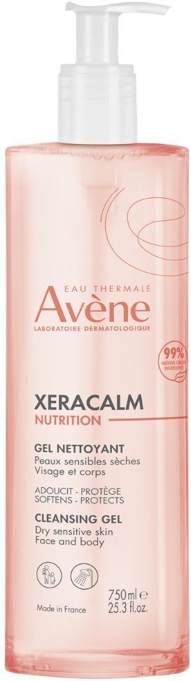 Avène Gel de ducha nutritivo Xeracalm para pieles secas 750mL