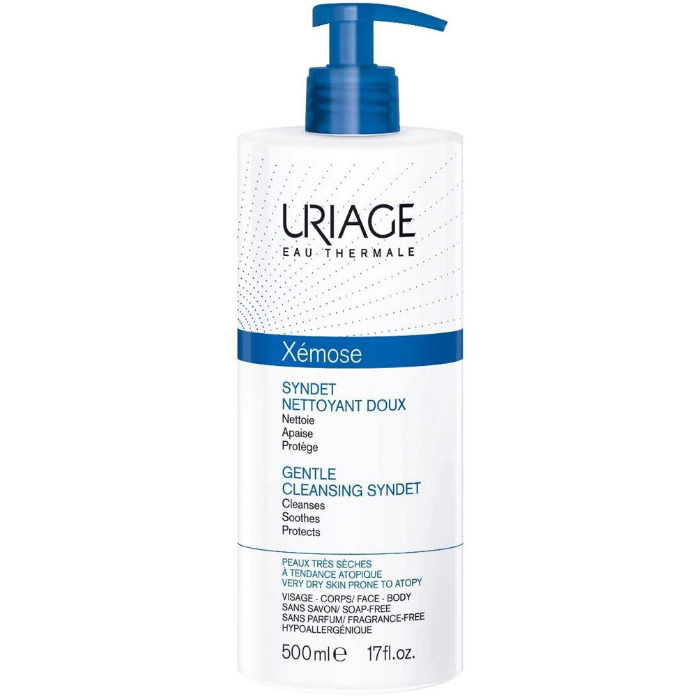 Uriage Xémose Syndet Limpieza suave para pieles secas con tendencia a la atopia 1&nbsp;un.