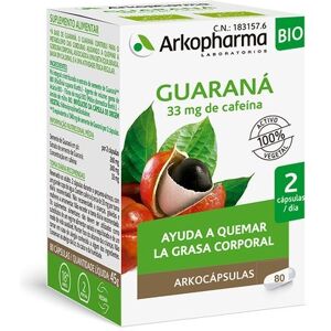 Arkopharma Arkocápsulas Guaraná Bio Complemento alimenticio 80 caps.