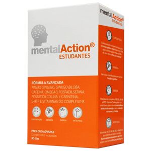 Mental Action Tónico cerebral EstudiantesTónico Cerebral para Estudiantes 30 comp. 30 caps. 1 un.