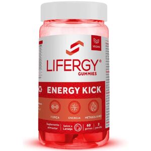 Lifergy Gummies Energy Kick - Cerebro y memoria 60 gominolas Orange