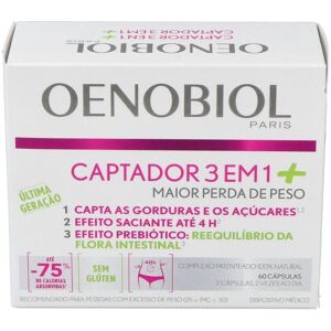 Oenobiol Captivator 3 en 1 para la pérdida de peso 60 caps.