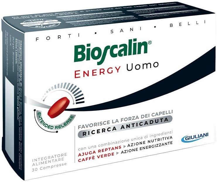 Bioscalin Suplemento alimenticio energético para hombres 30&nbsp;pastillas