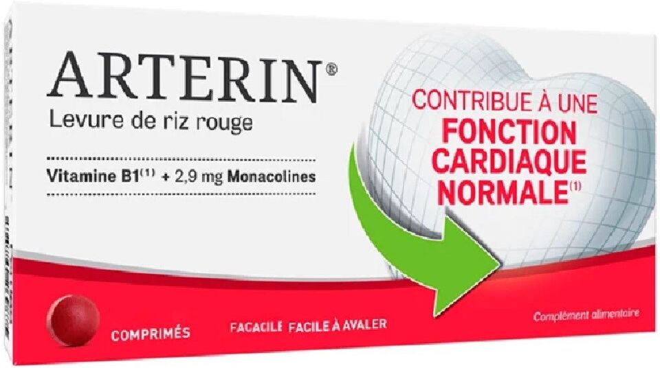 Arterin 2,9mg Levadura roja de arroz 180&nbsp;pastillas