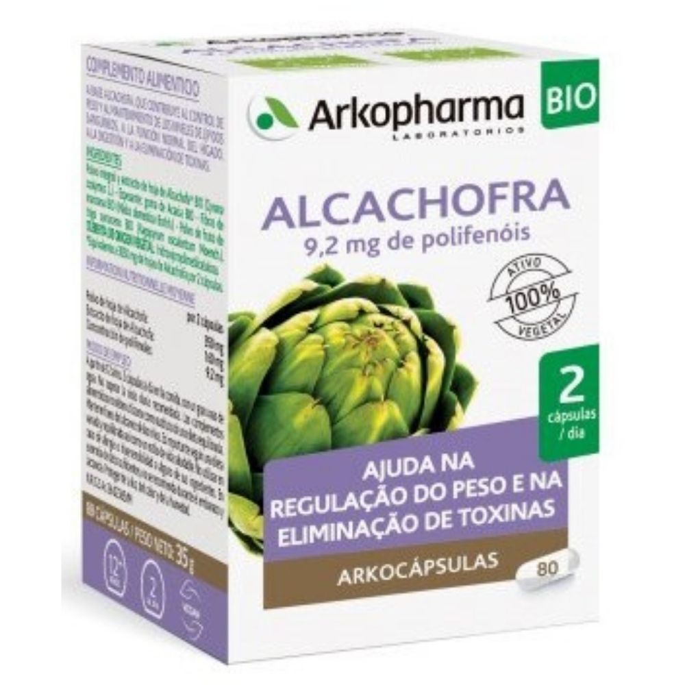 Arkopharma Arkocápsulas Alcachofa Bio Complemento alimenticio 80&nbsp;caps.