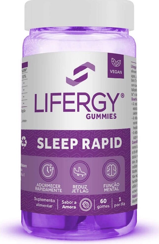 Lifergy Gummies Sueño Rápido - Sueño y ansiedad 60&nbsp;gominolas Blackberry