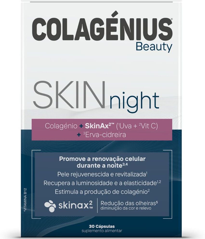 Colagénius Beauty Piel Noche Oral Antienvejecimiento 30&nbsp;caps.