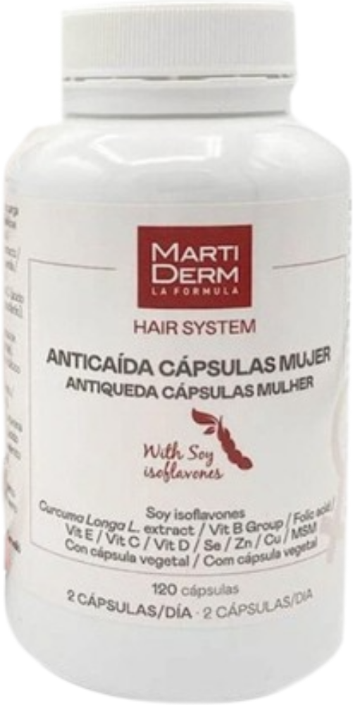 Martiderm Sistema capilar Anticaída Mujer Cápsulas 120&nbsp;caps.