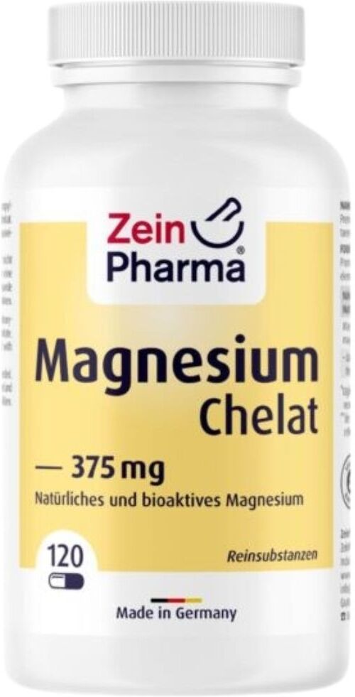 ZeinPharma Quelato de magnesio 375 mg (bisglicinato) 120&nbsp;caps.