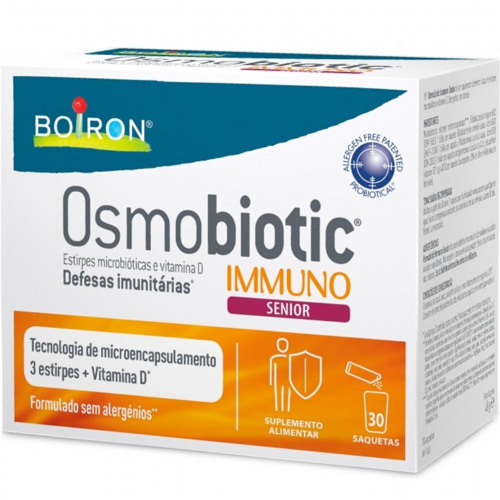 Osmobiotic Complemento alimenticio Inmuno Senior Defensas Inmunitarias 30&nbsp;un.