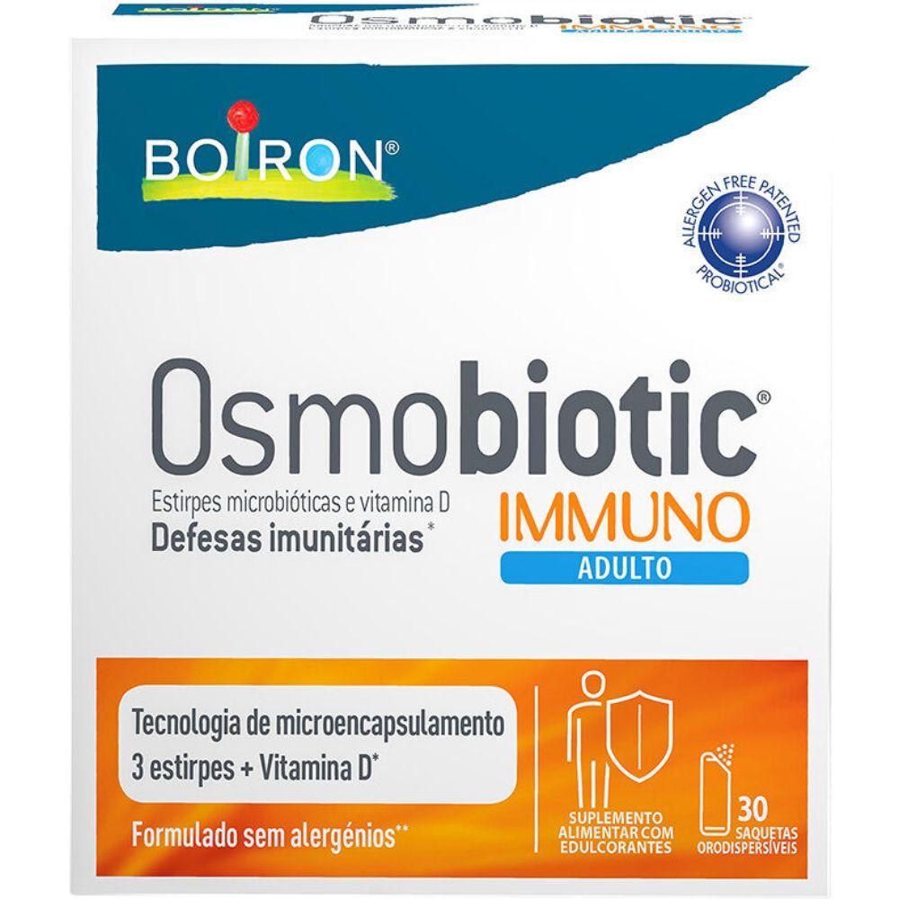 Osmobiotic Suplemento alimenticio de defensas inmunitarias para adultos Immuno 30&nbsp;un.